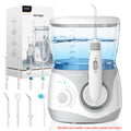 Mornwell Water Flosser With 8 Nozzles 600ml High-volume Home Electric Oral Irrigator For Oral Care Cleaning Teeth Effectively