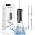 Water Flosser for Teeth Cleaner Rechargeable Oral Irrigator 3 Modes 300ML Powerful Battery Portable Water-Pick for Home Travel