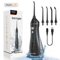 Cordless Water Flosser for Teeth F18, 4 Pressure Settings, 8 Jet Tips, IPX7 Waterproof, USB Rechargeable Battery Deep Cleaning