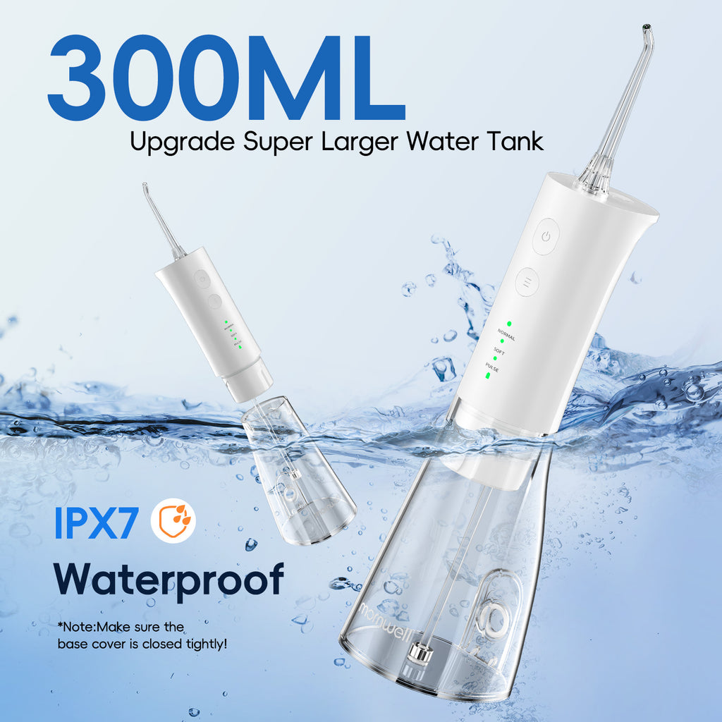 F29 Portable Oral Water Flosser USB Rechargeable Oral Water Jet Waterproof Pick Flosser 300ML Water Tank