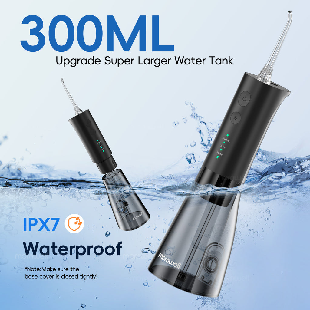 F29 Portable Oral Water Flosser USB Rechargeable Oral Water Jet Waterproof Pick Flosser 300ML Water Tank