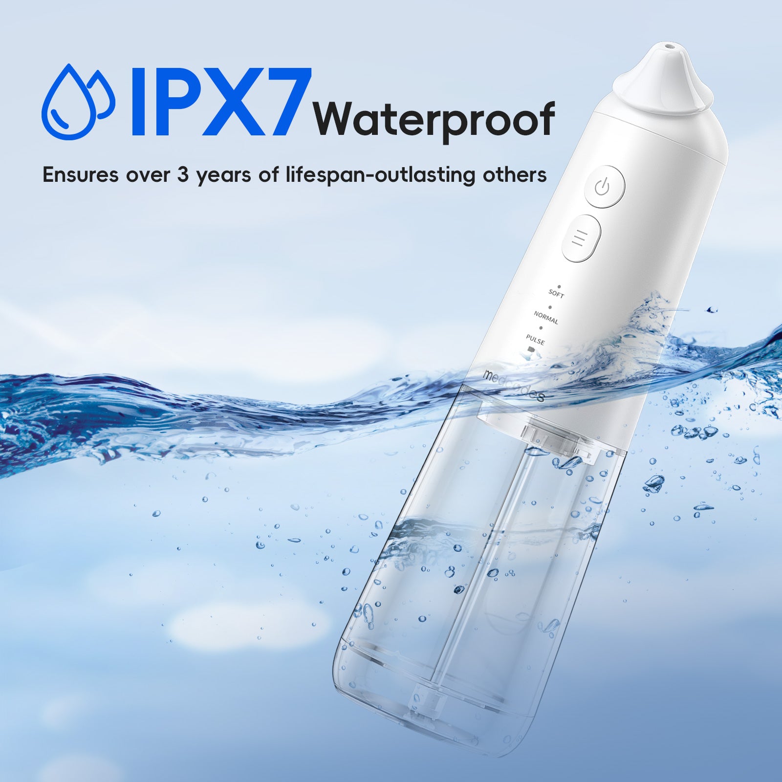 Nasal Irrigation System with 30 Salt Packets, Sinus Rinse Machine with Auto Waste Collection Function for Sinus Nasal Allergies