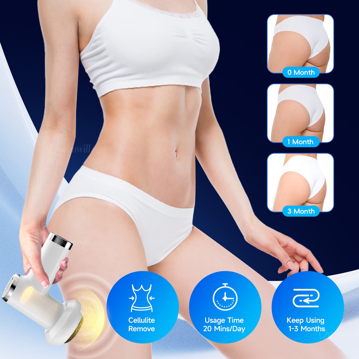 Handheld massage, portable shaping device, vibrating fascia gun, deep muscle relaxation, fitness, slimming and health
