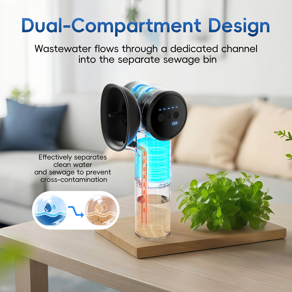 Ear Wax Removal Kit, Soft Spray Safe and Effective Cleaner, with 5 Pressure Settings for Ear Wax Irrigator with Wastewater Tank