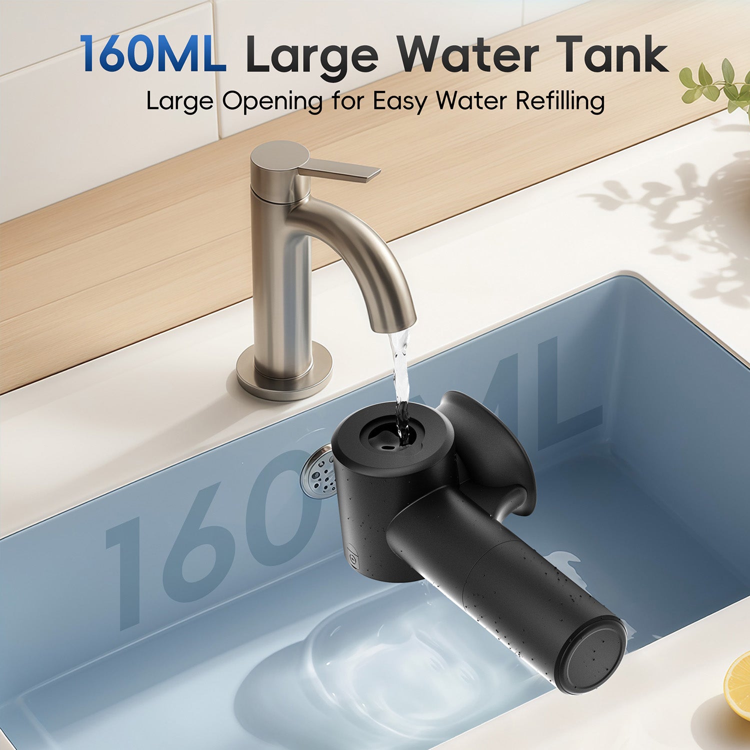 Ear Wax Removal Kit, Soft Spray Safe and Effective Cleaner, with 5 Pressure Settings for Ear Wax Irrigator with Wastewater Tank