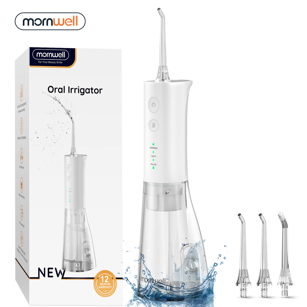 F29 Portable Oral Water Flosser USB Rechargeable Oral Water Jet Waterproof Pick Flosser 300ML Water Tank