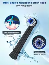 4PCS Replaceable brush head for Mornwell T37 Toothbrush
