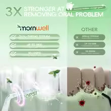 Nasal Rinse Irrigation & Water Flosser Combo, 30 Salt Packs, for Relieving Sinus Discomfort, Self-Cleaning & Waste Collection