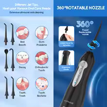 Portable Water Flosser Teethfor Teeth/Braces USB Oral Water Floss Cleaner IPX7 Waterproof Electric Toothbrush Set Home