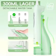 Nasal Rinse Irrigation & Water Flosser Combo, 30 Salt Packs, for Relieving Sinus Discomfort, Self-Cleaning & Waste Collection