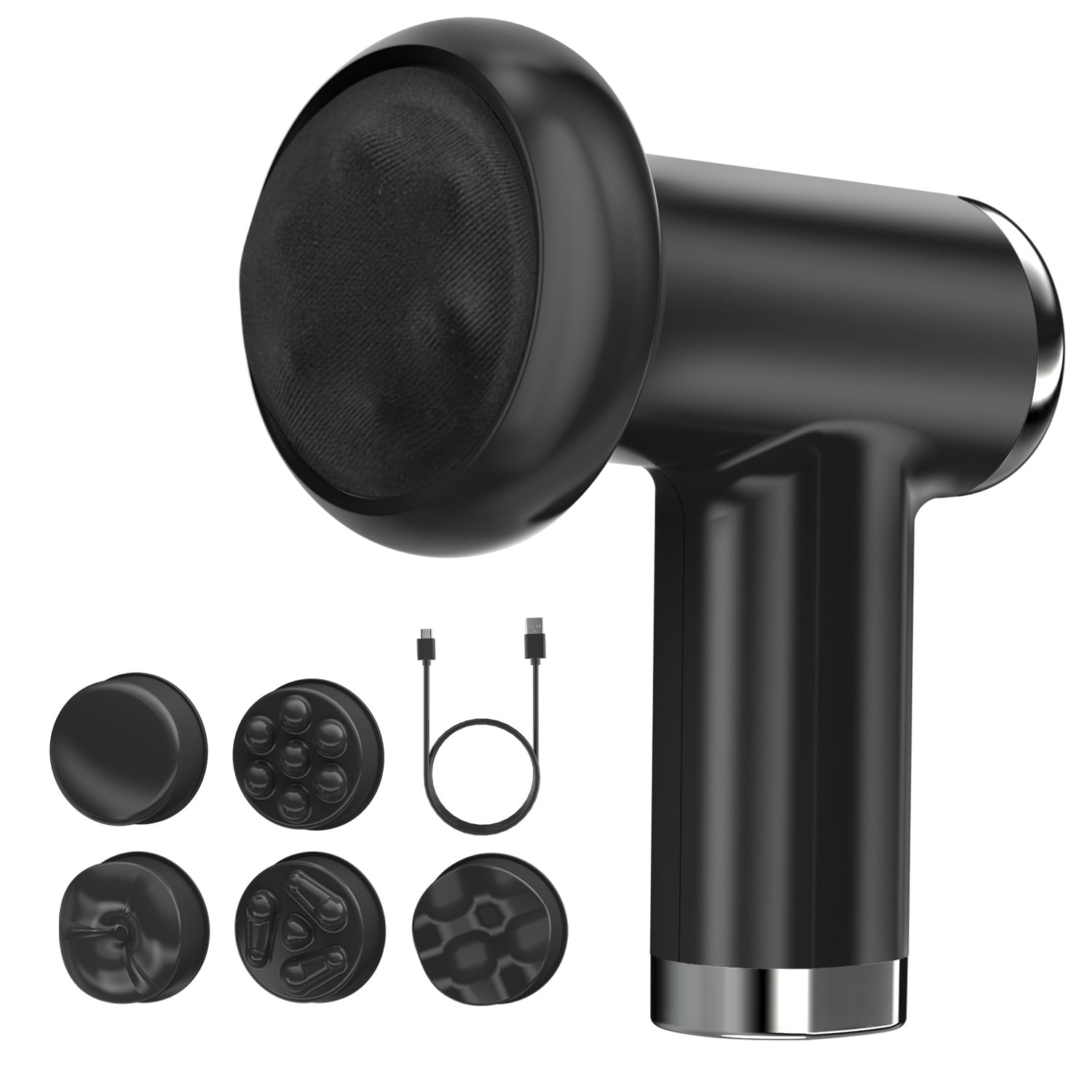 Handheld massage, portable shaping device, vibrating fascia gun, deep muscle relaxation, fitness, slimming and health